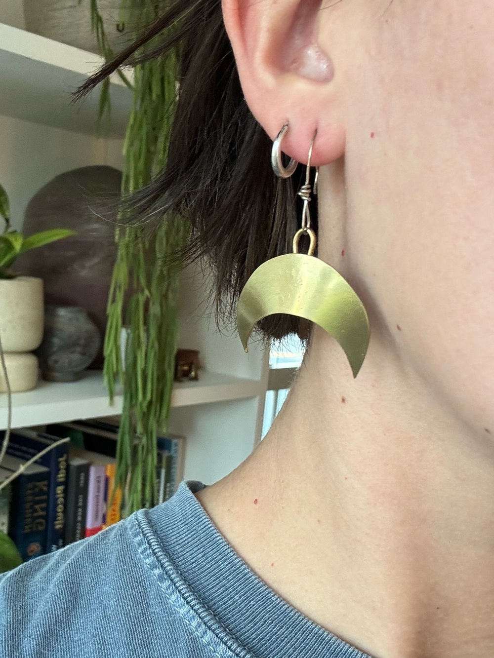 Handmade Moon Earrings